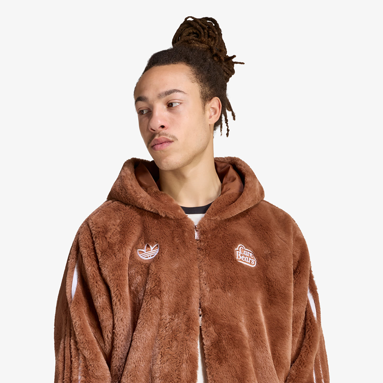 Giacche adidas Care Bear Fur Jacket Preloved Brown