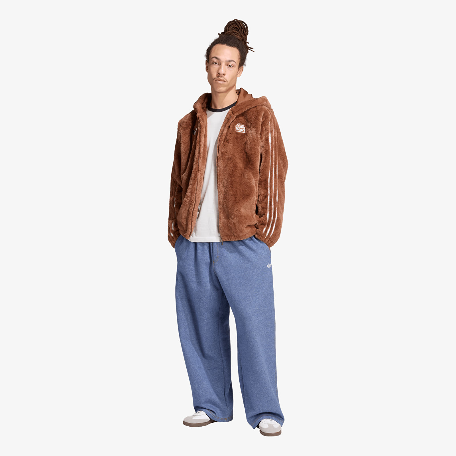 Giacche adidas Care Bear Fur Jacket Preloved Brown
