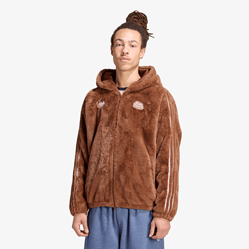 adidas Care Bear Fur Jacket Preloved Brown