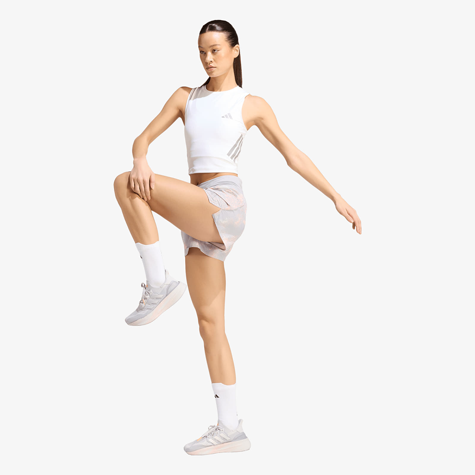 Shorts adidas Adi365 Running Animal Print Iconic Shorts Grey One/ Semi Frozen Turbo/ Glory Grey