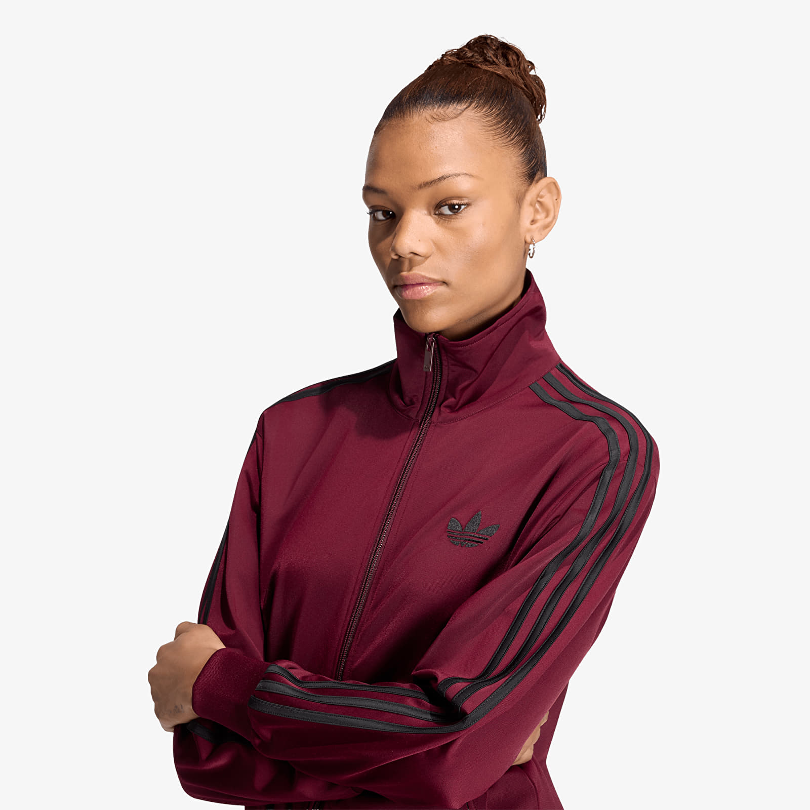 Jacken adidas Firebird Track Top Loose Maroon/ Black