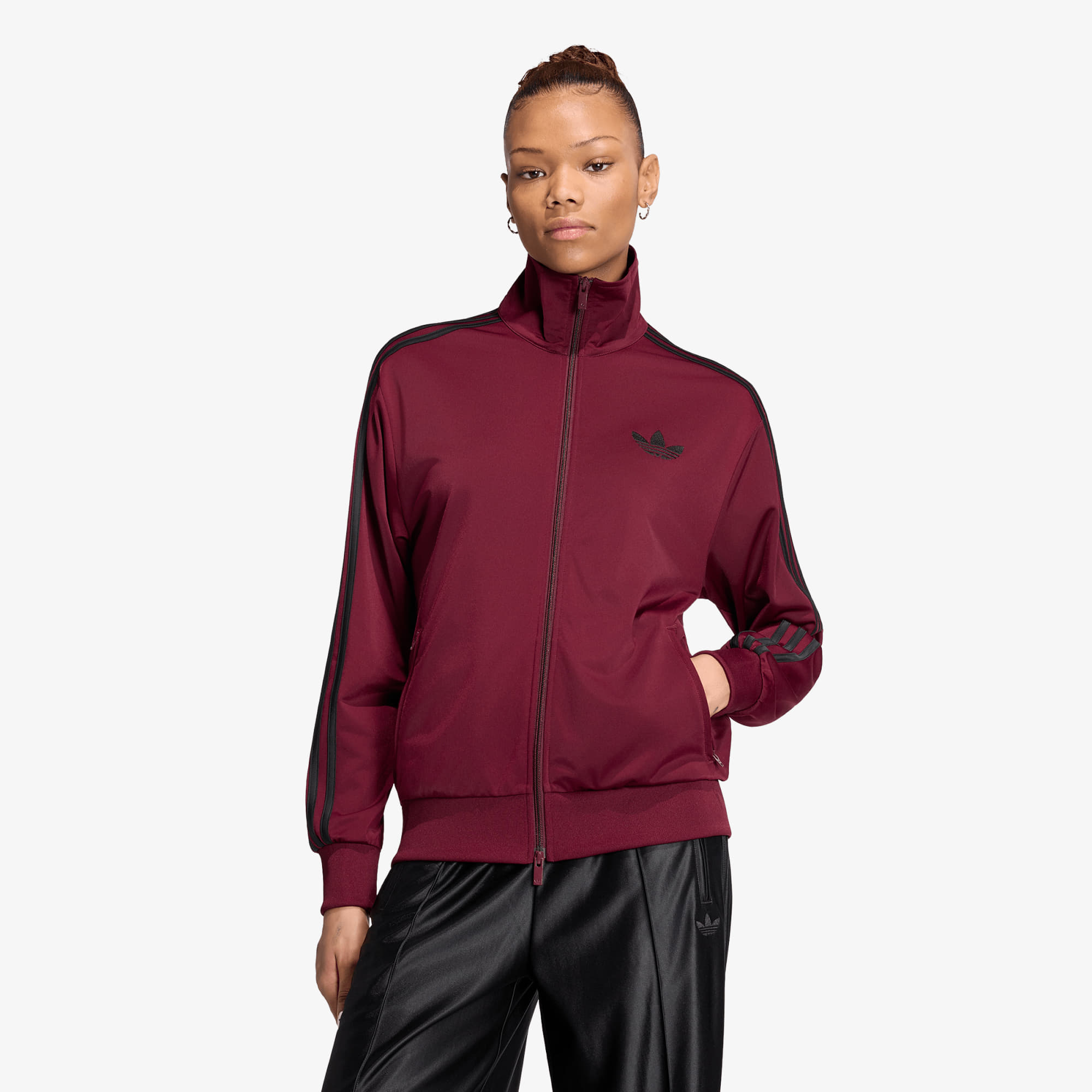 Jacket adidas Firebird Track Top Loose Maroon/ Black L