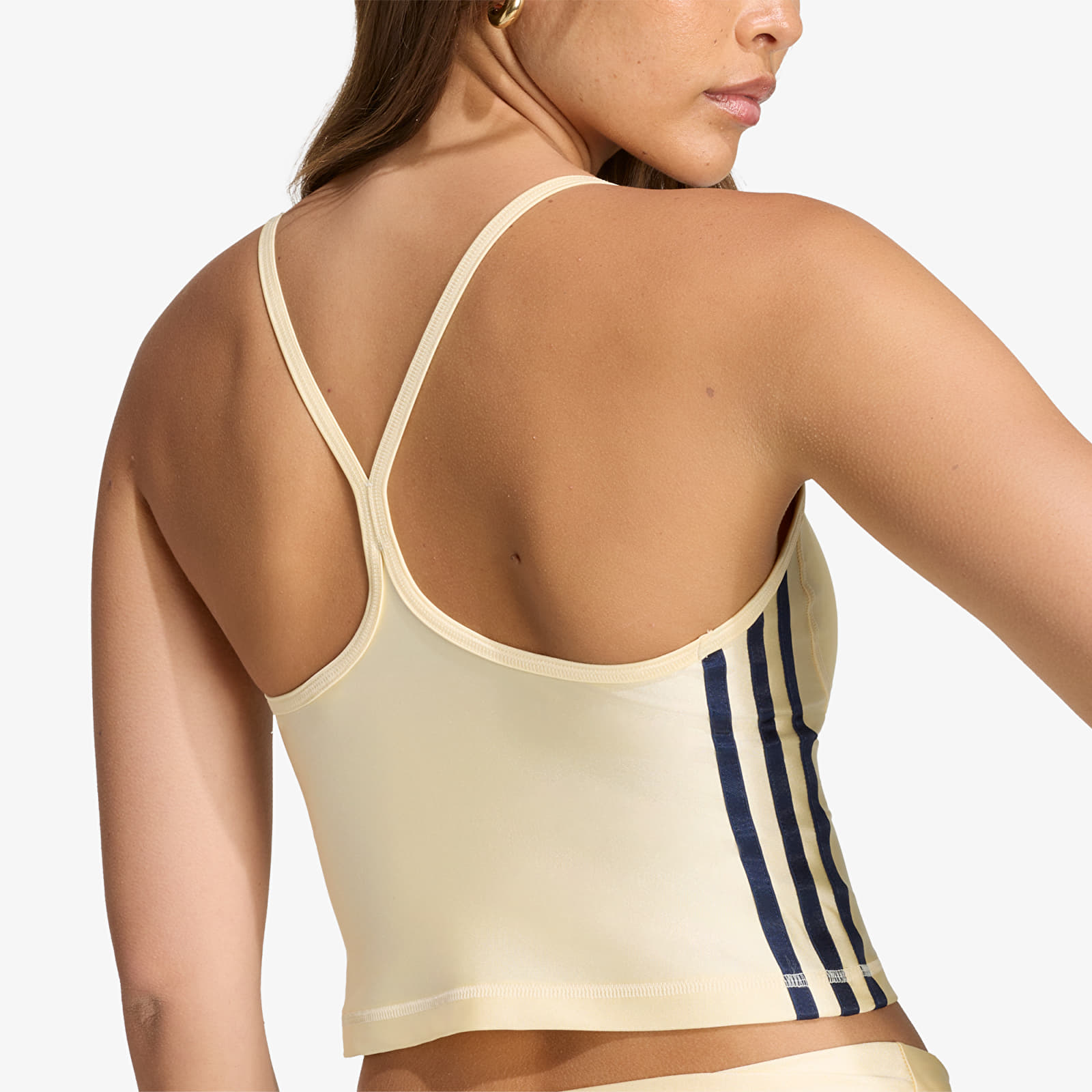 Tílka adidas Sport Tank Padded Warm Vanilla