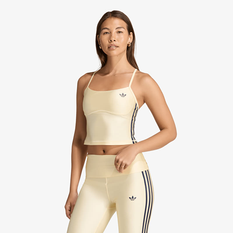 Tank top adidas Sport Tank Padded Warm Vanilla
