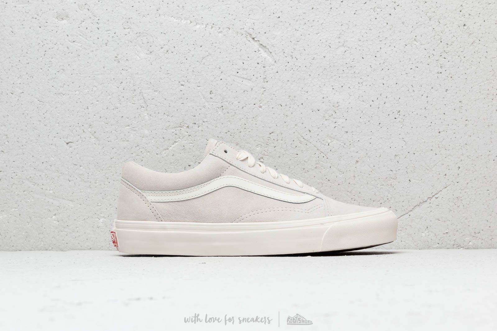 Scarpe uomo Vans OG Old Skool Lx (Leather/ Suede) Marshmallow