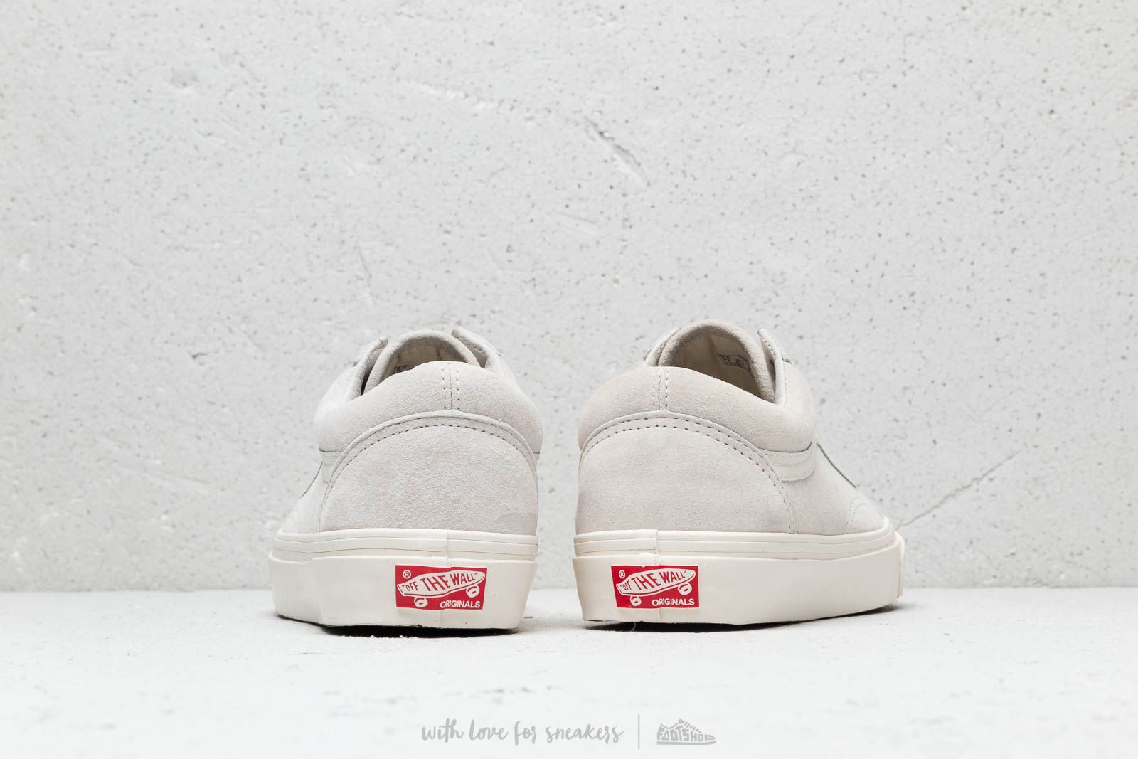 Scarpe uomo Vans OG Old Skool Lx (Leather/ Suede) Marshmallow