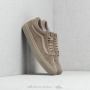 Men s shoes Vans OG Old Skool LX Leather Suede Plaze Taupe Footshop