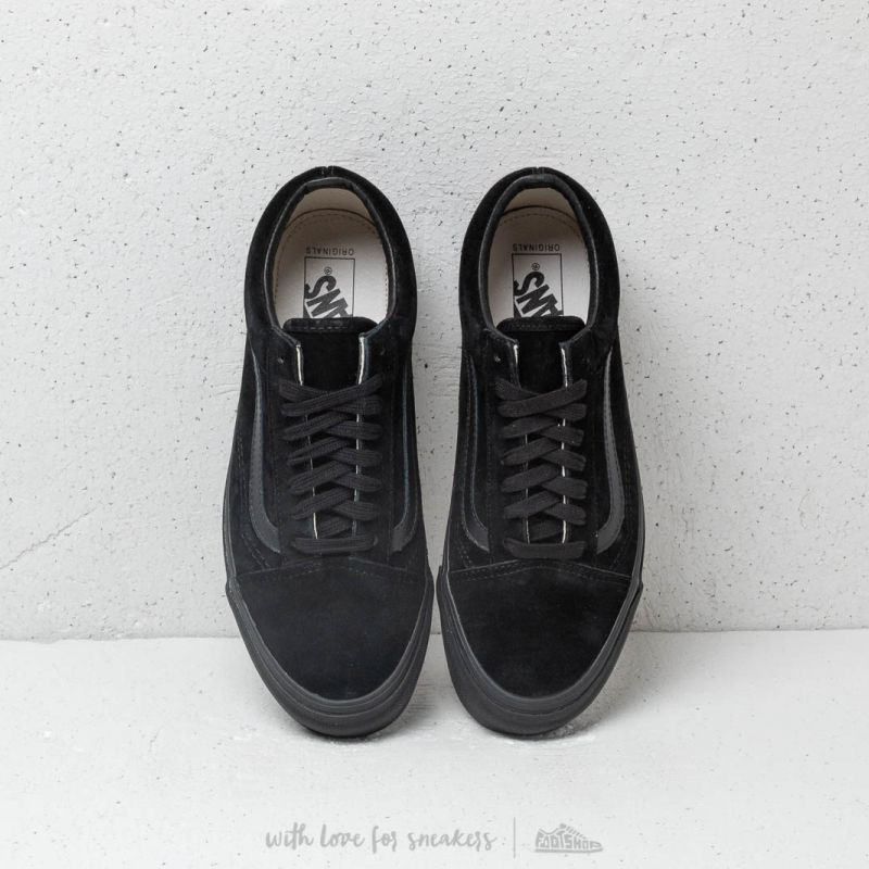 Vans OG Old Skool LX (Leather/ Suede) Black | Footshop