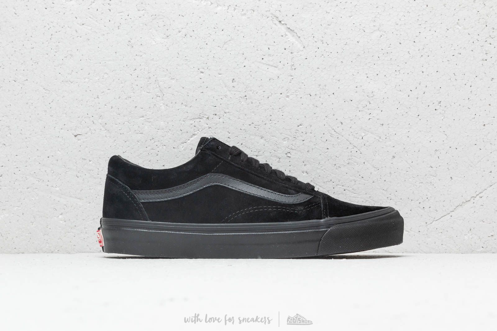 Men's shoes Vans OG Old Skool LX (Leather/ Suede) Black | Footshop