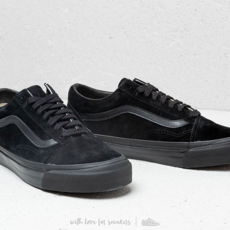 スニーカー VANS/OG OLD SKOOL LX/LEATHER/SUEDE/BLK9 Vans OG Old Skool LX (Leather/ Suede) Black | Footshop