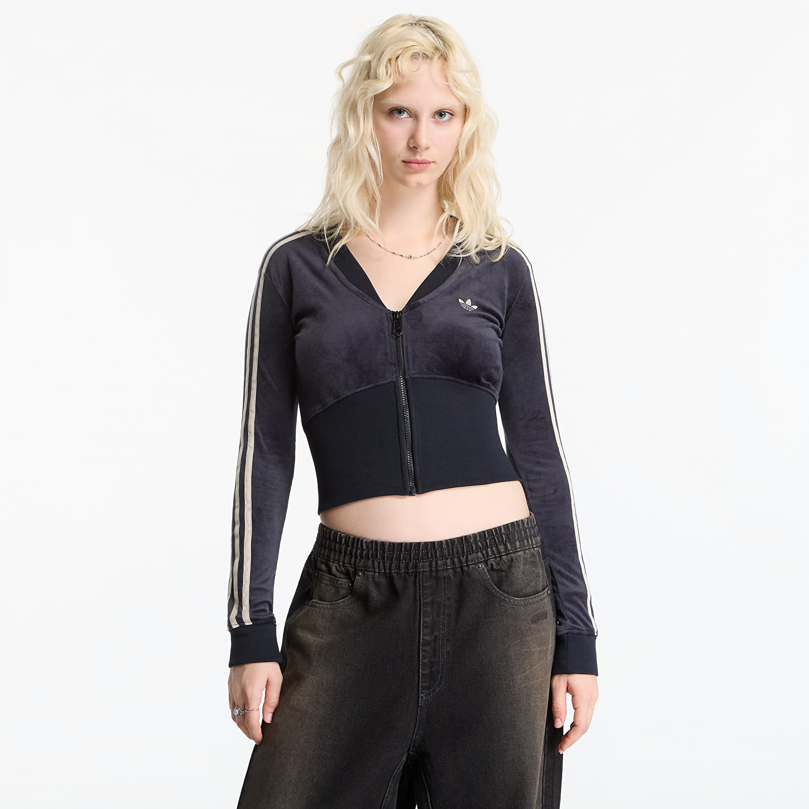 Jackets adidas SST V-neck Tracktop Black