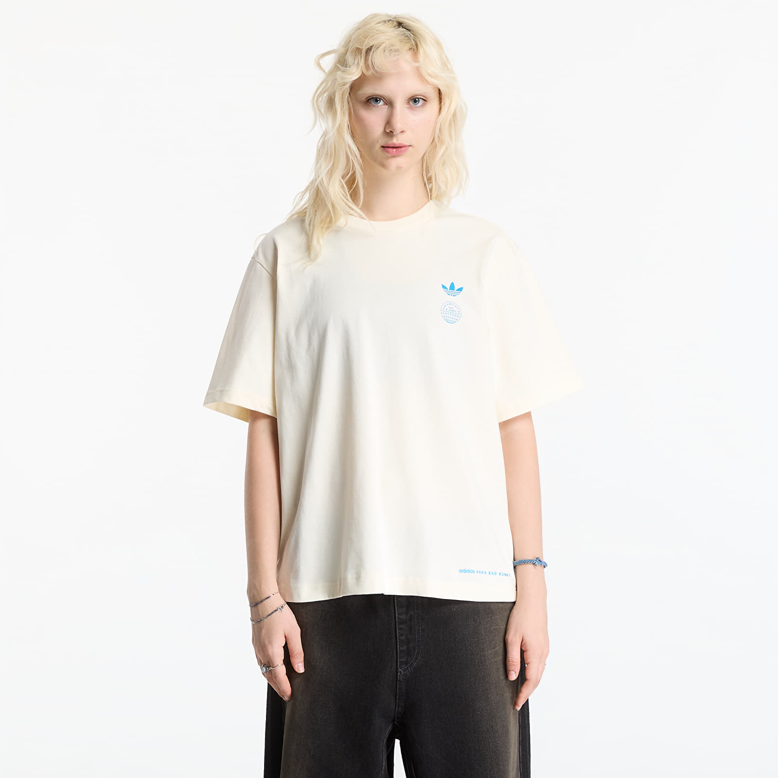 T-shirts adidas Dtmf Bad Bunny Heavyweight Merch T-Shirt UNISEX Cream White
