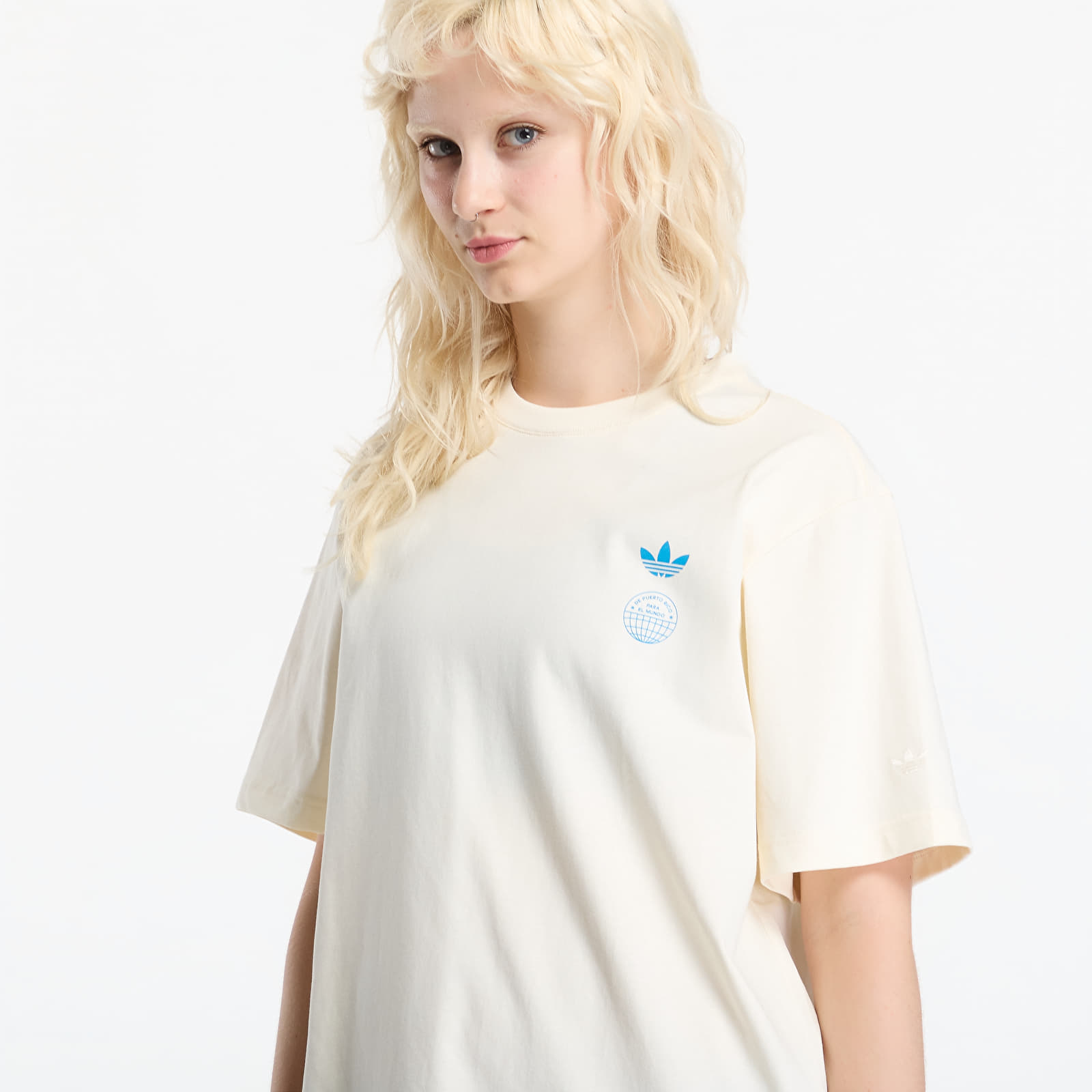 T-shirts adidas Dtmf Bad Bunny Heavyweight Merch T-Shirt UNISEX Cream White