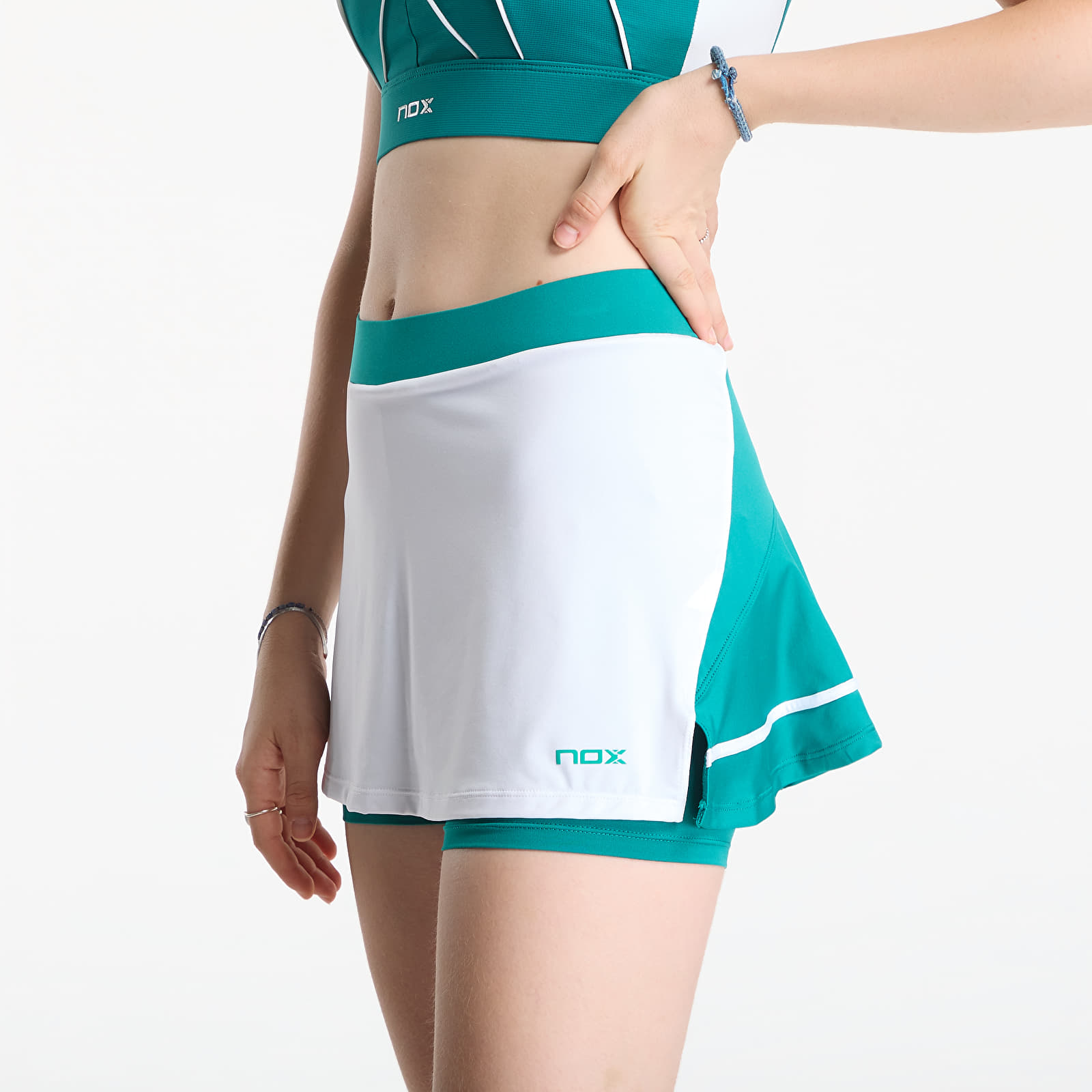 Skirts Nox Pro Skirt White/ Ivy Green