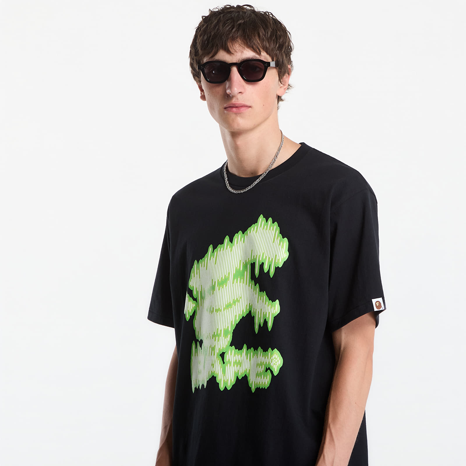 T-shirts  A Bathing Ape Noisy Bape Logo Tee UNISEX Black