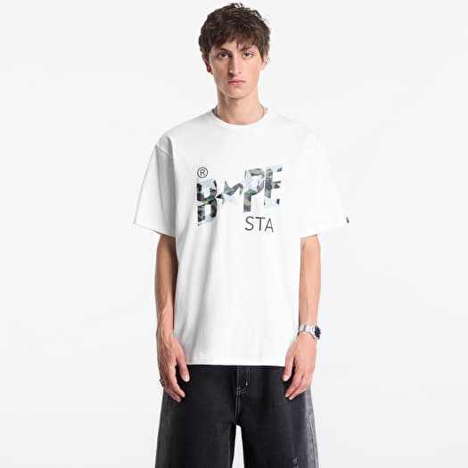 T-shirt A Bathing Ape Sta Over Print 1st Camo Bape Sta Tee UNISEX White