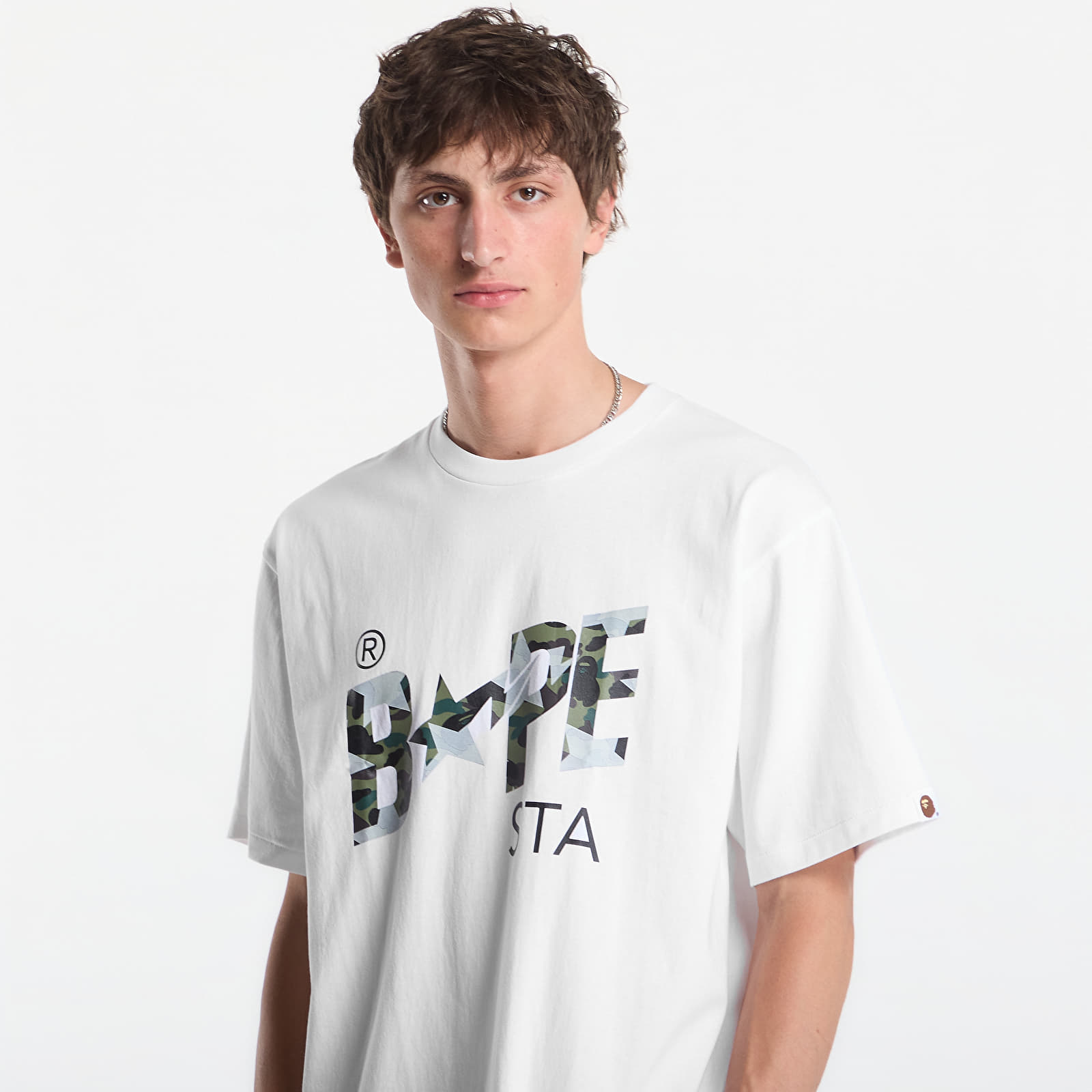 T-shirts A Bathing Ape Sta Over Print 1st Camo Bape Sta Tee UNISEX White