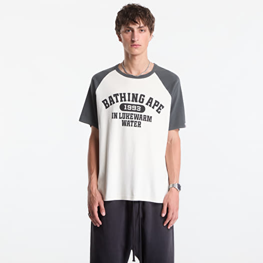 A Bathing Ape Bathing Ape Raglan Tee UNISEX Charcoal