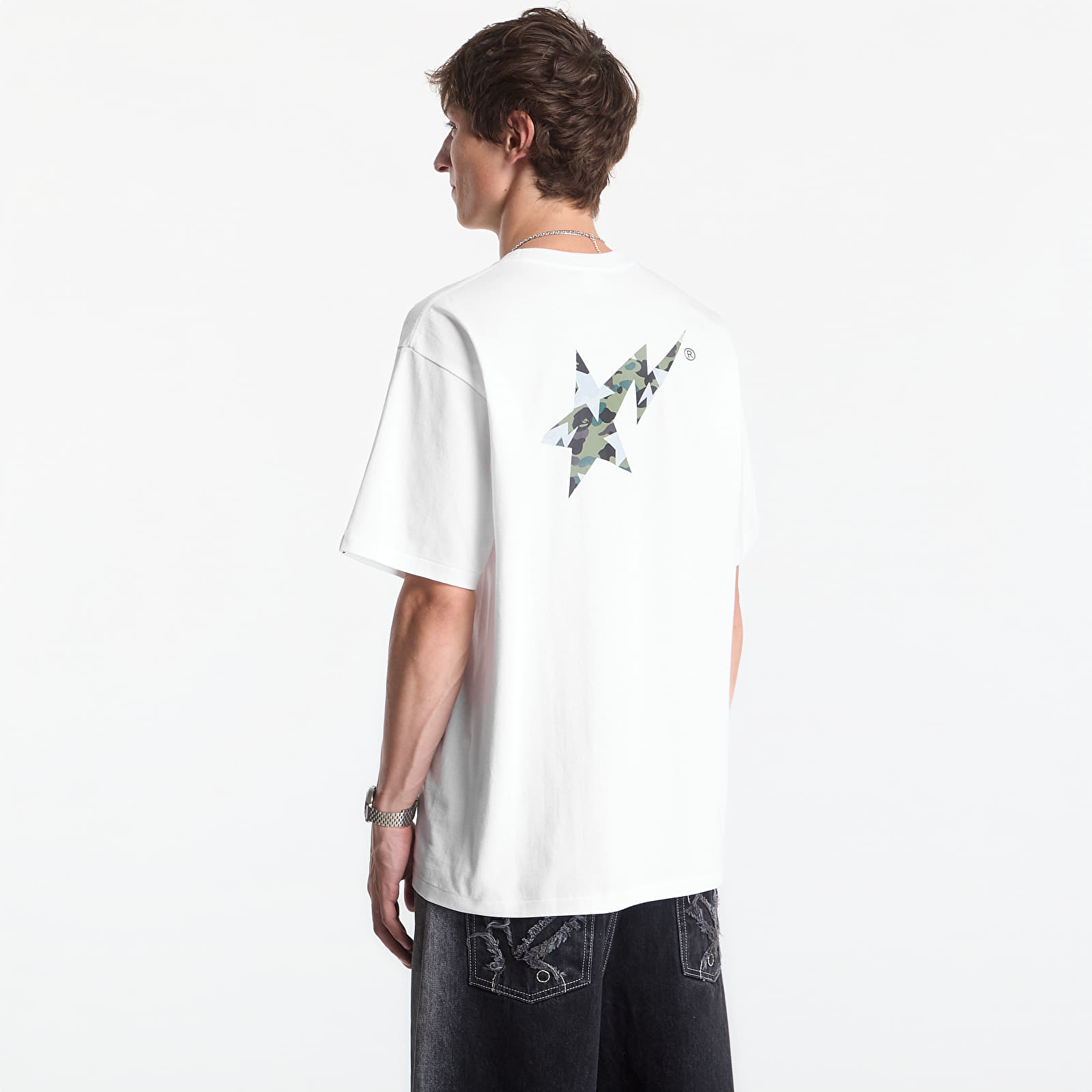 T-shirts A Bathing Ape Sta Over Print 1st Camo Bape Sta Tee UNISEX White