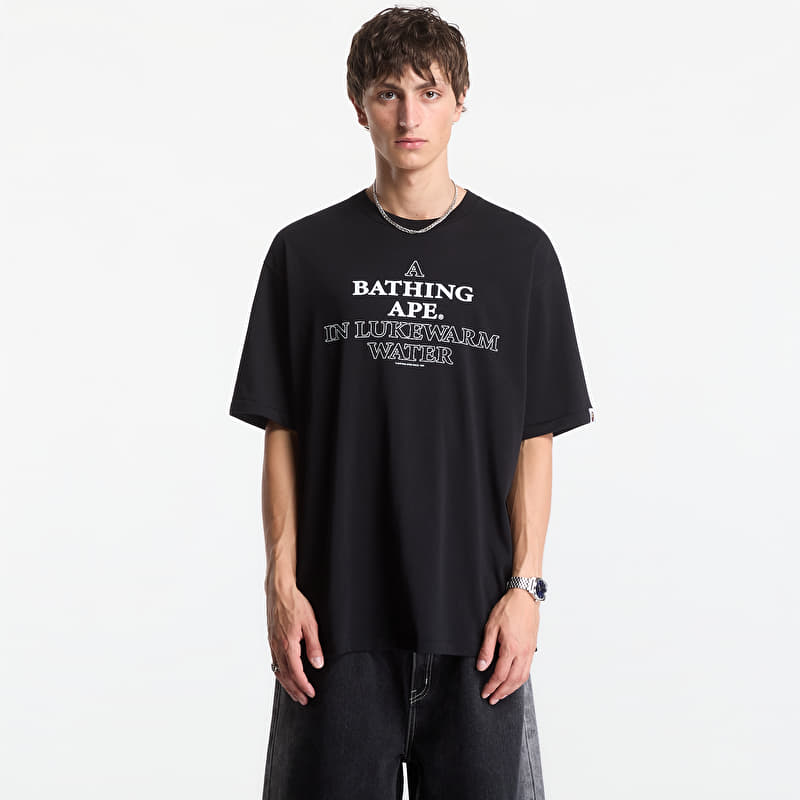 Футболка A Bathing Ape Ape Head A Bathing Ape Relaxed Fit Tee UNISEX Black