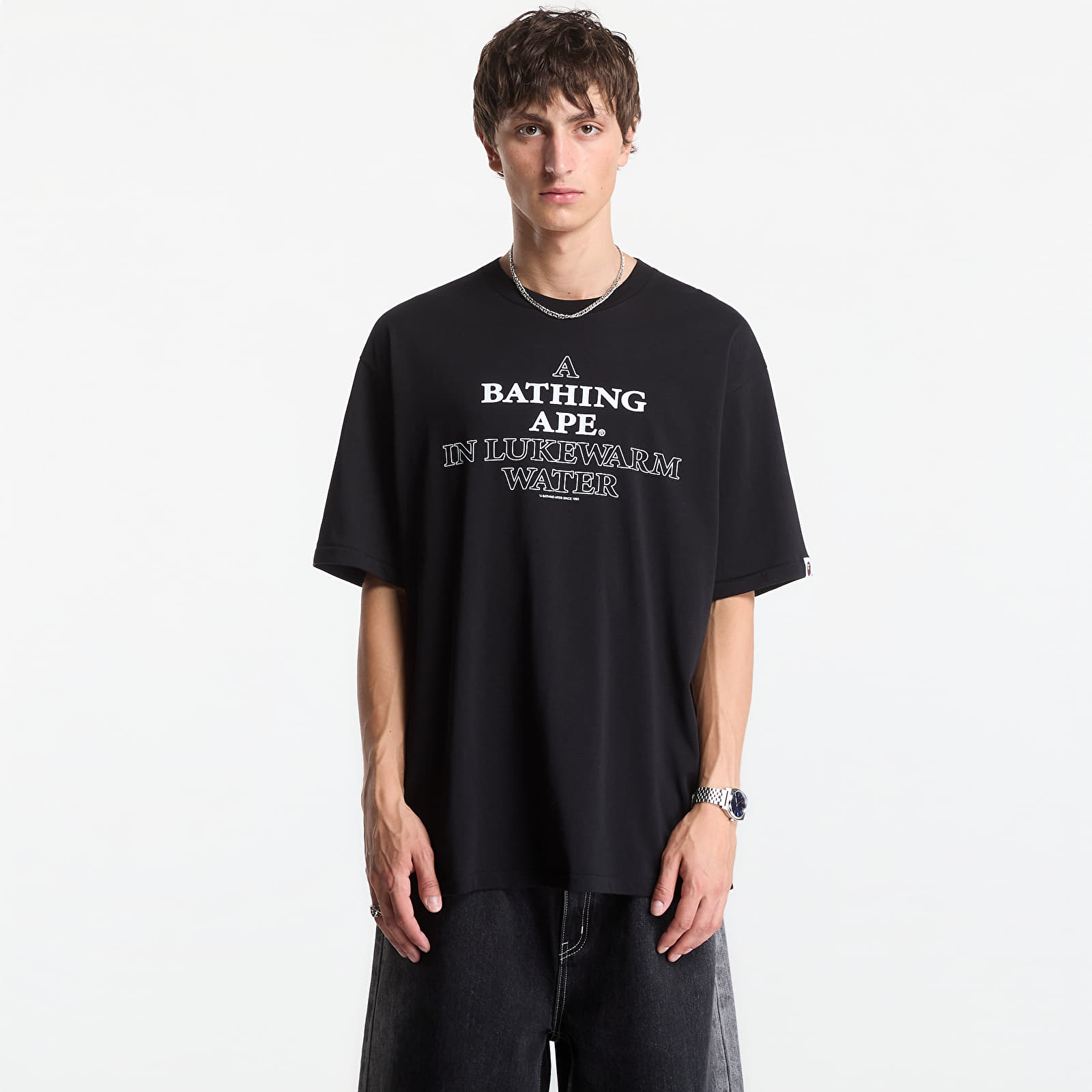 Camisetas A Bathing Ape Ape Head A Bathing Ape Relaxed Fit Tee UNISEX Black