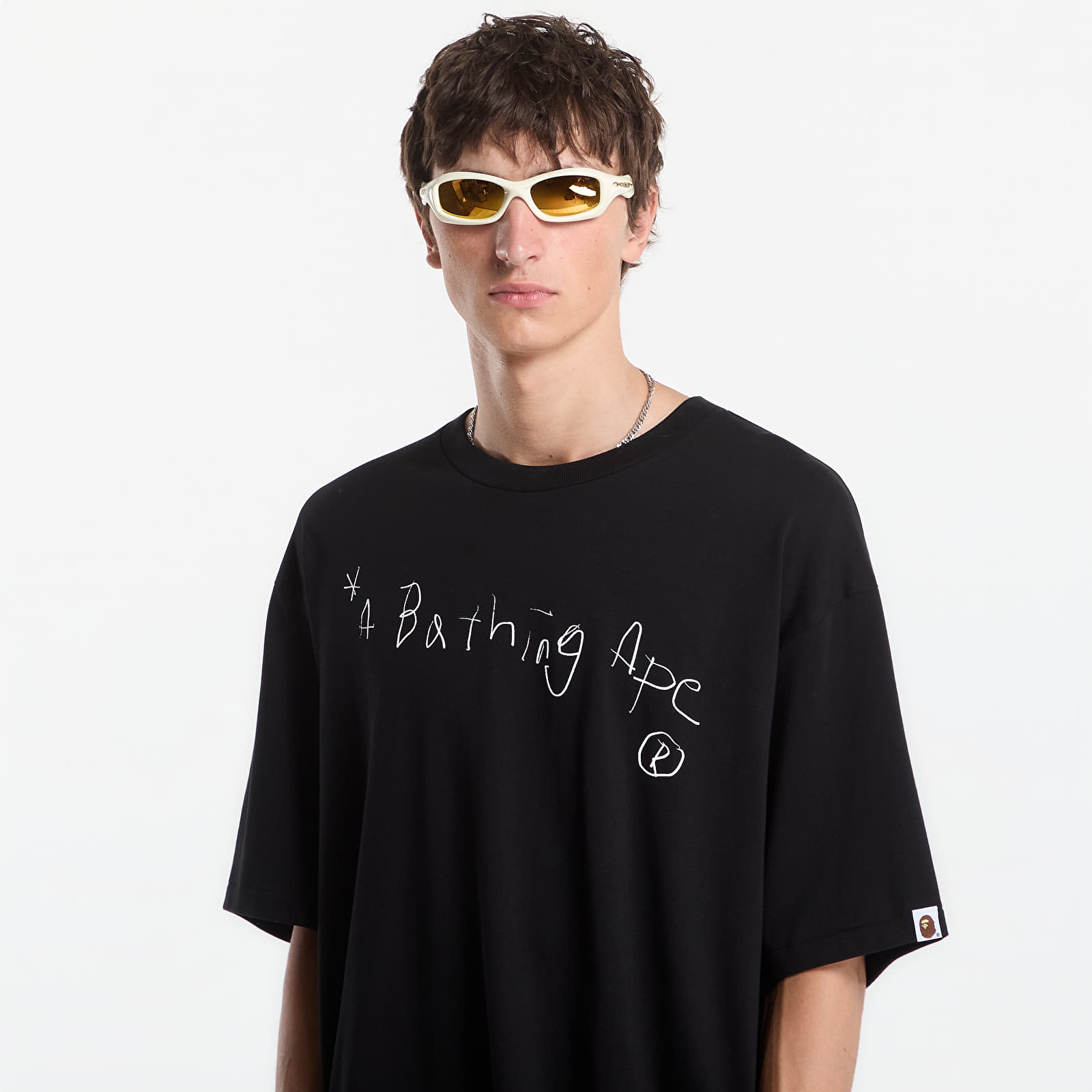 T-shirts A Bathing Ape Hand Draw A Bathing Ape Relaxed Fit Tee UNISEX Black