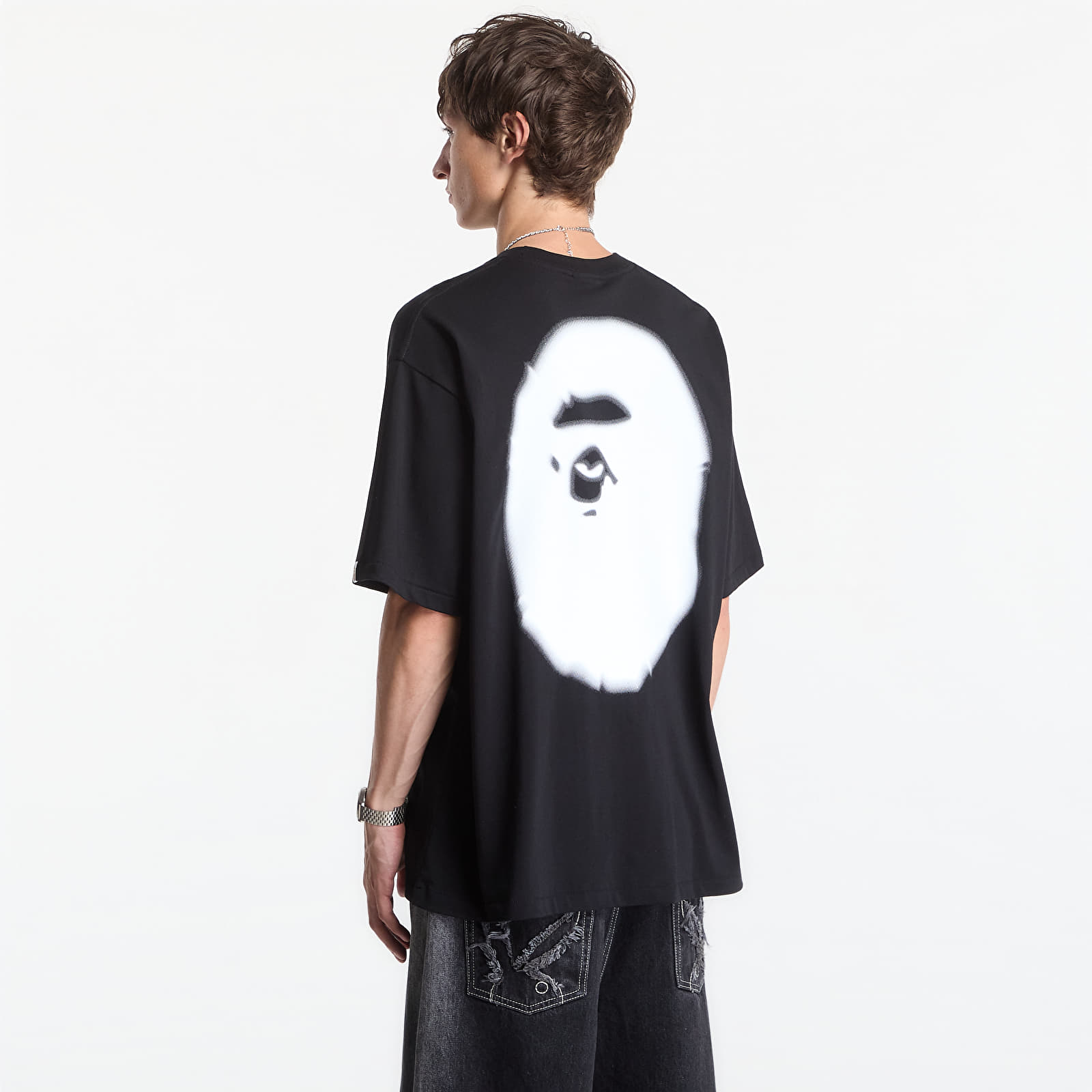 Camisetas A Bathing Ape Ape Head A Bathing Ape Relaxed Fit Tee UNISEX Black