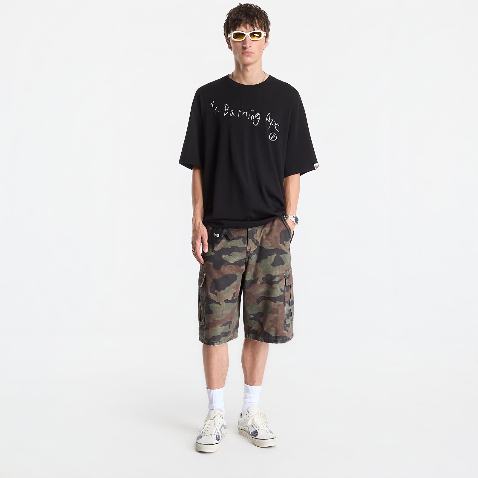 T-shirts A Bathing Ape Hand Draw A Bathing Ape Relaxed Fit Tee UNISEX Black