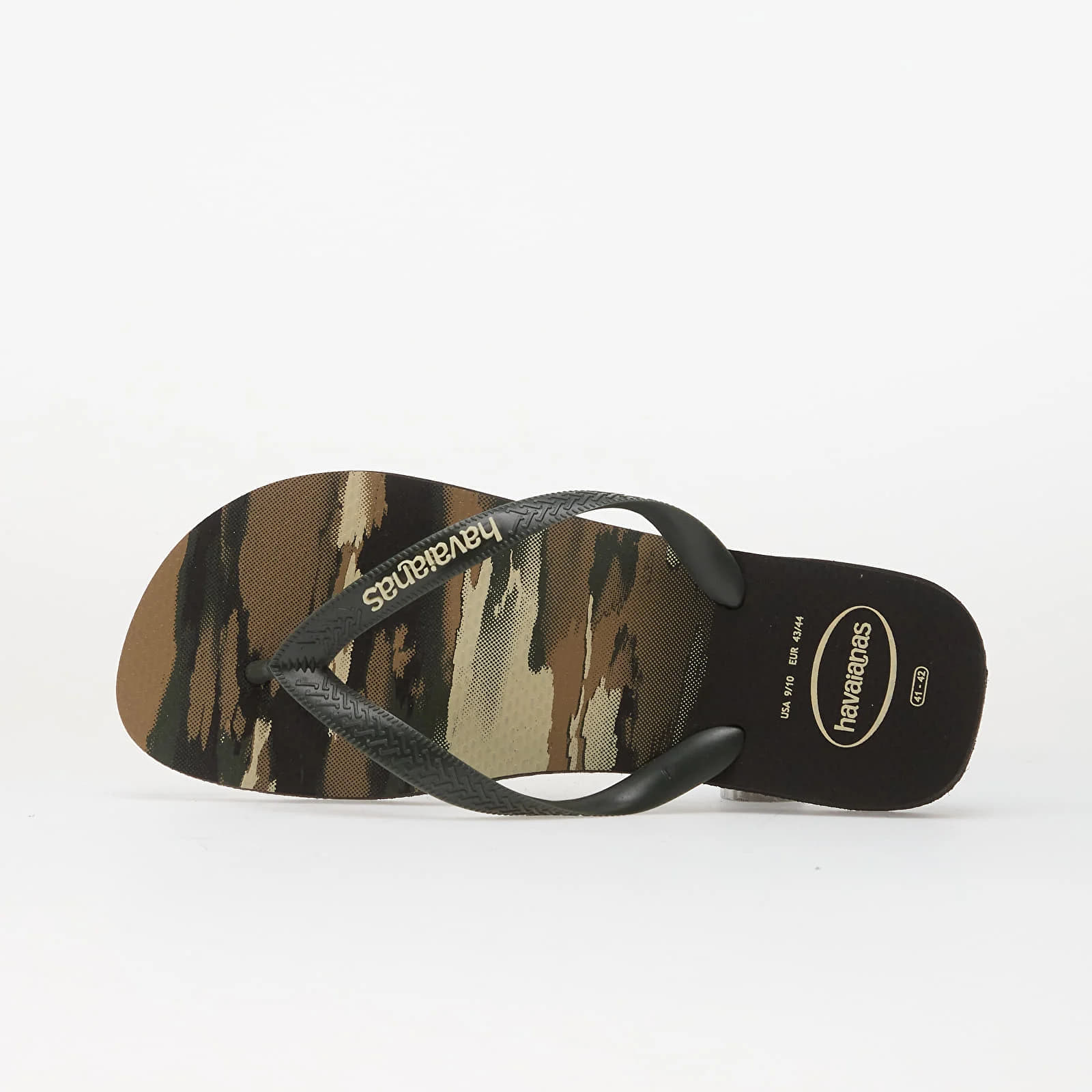 Shoes Havaianas Top Camu Black/ Green Olive 41/42