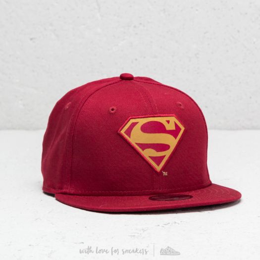 Caps New Era 9Fifty Character Superman Cap Bordeaux Footshop