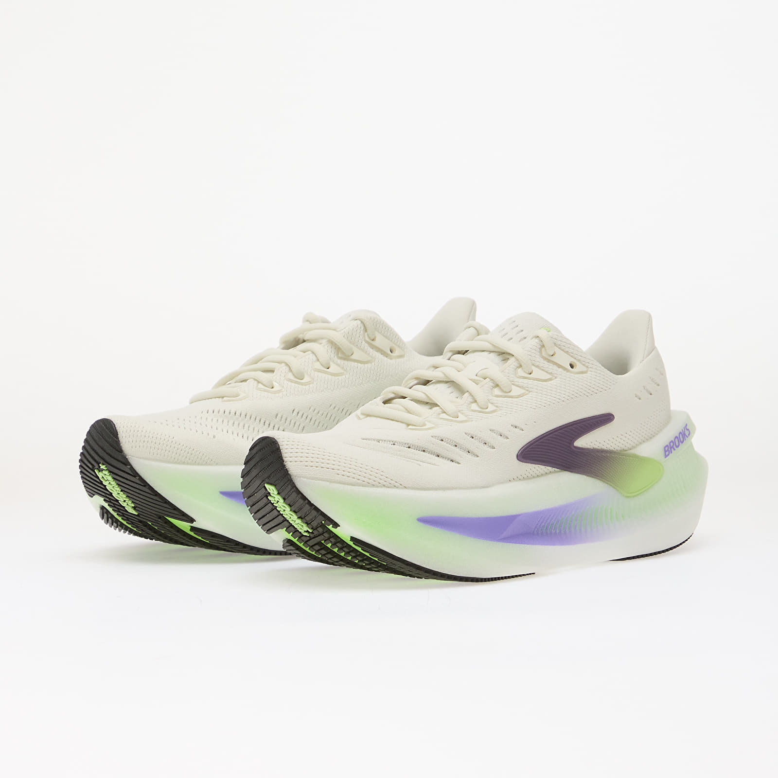 Damesschoenen Brooks Glycerin Max 2 Bluewash/ Purple Hebe/ Green