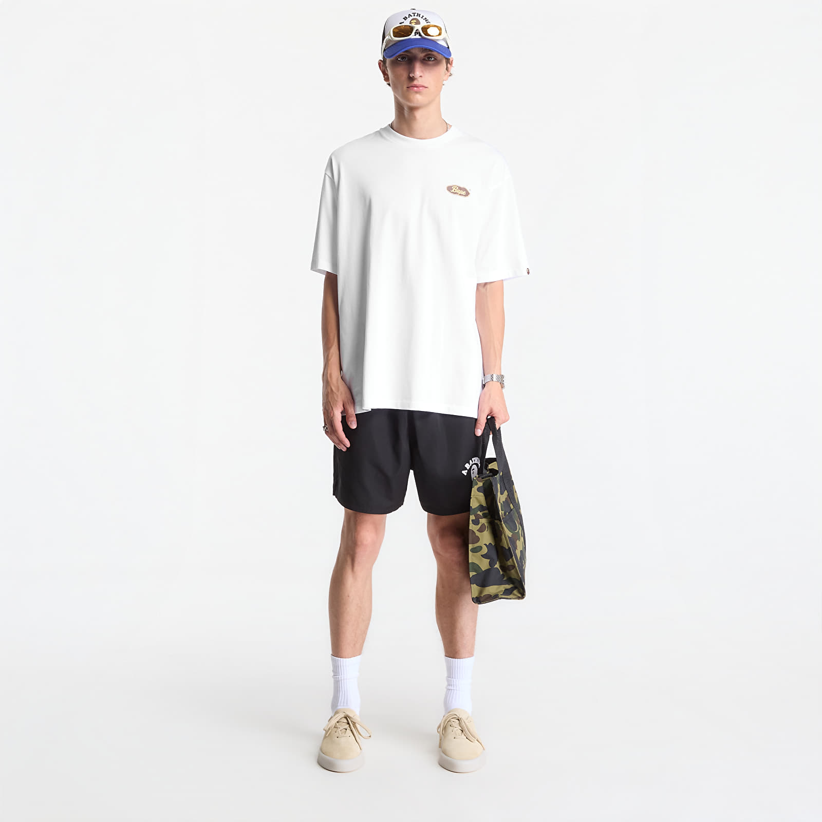 Korte broeken A Bathing Ape College Beach Relaxed Fit Shorts UNISEX Black