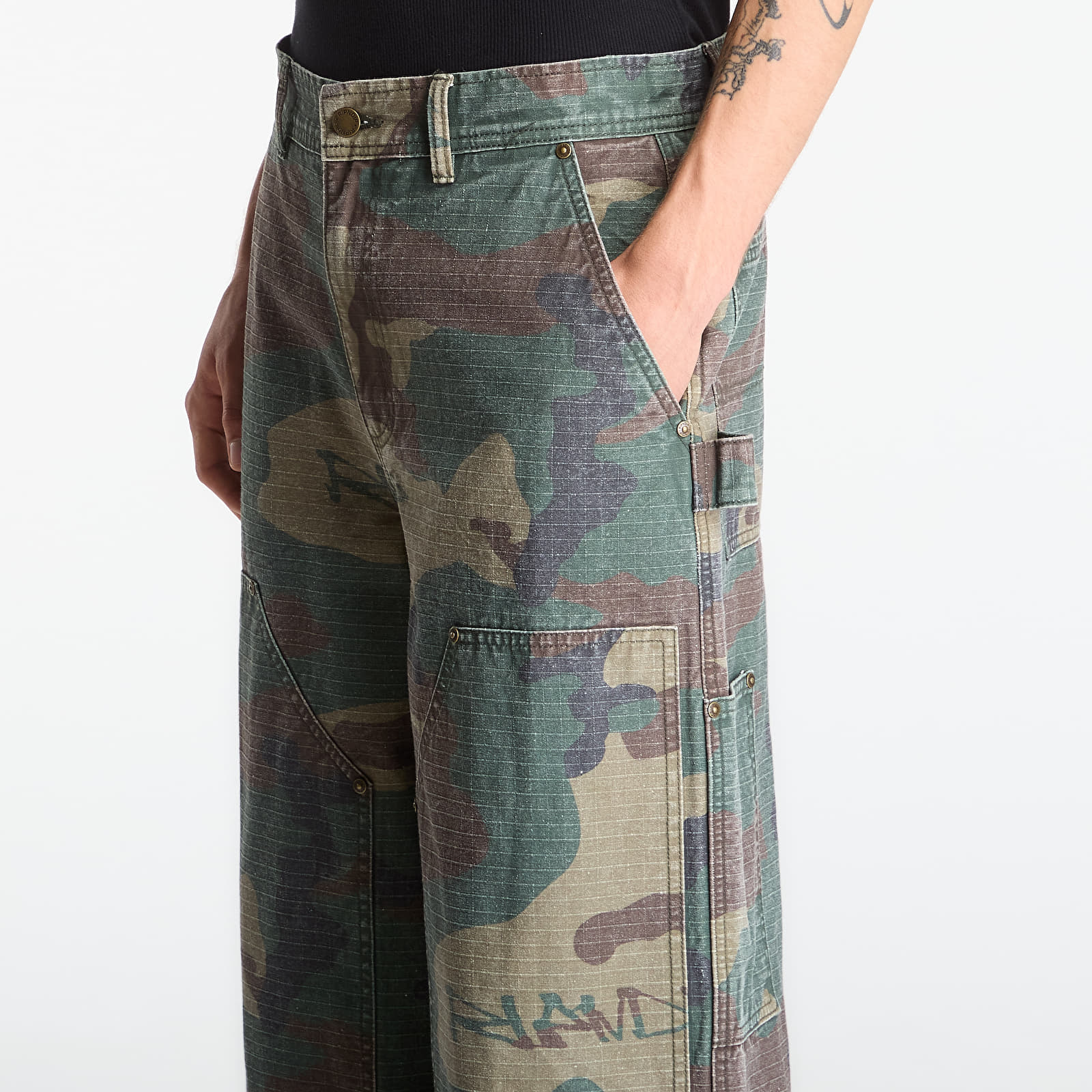 Джинси RIPNDIP Claws Camo Wide Fit Carpenter Pants Multi