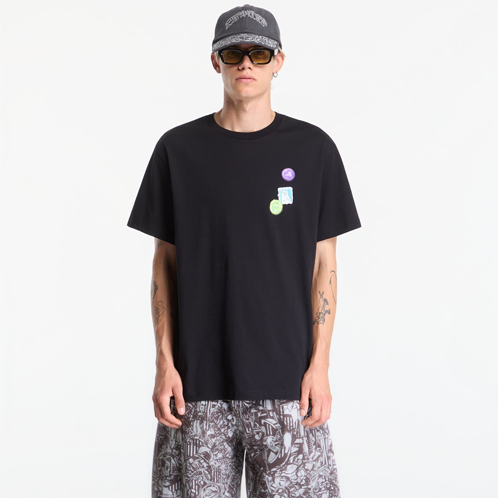 T-shirts RIPNDIP Vitamins Tee Black
