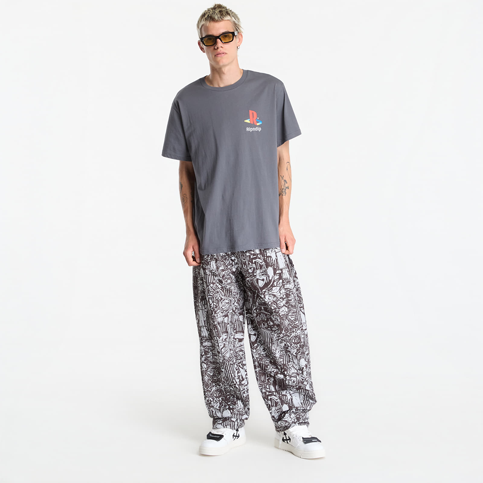 T-paidat RIPNDIP Nermii Tee Charcoal