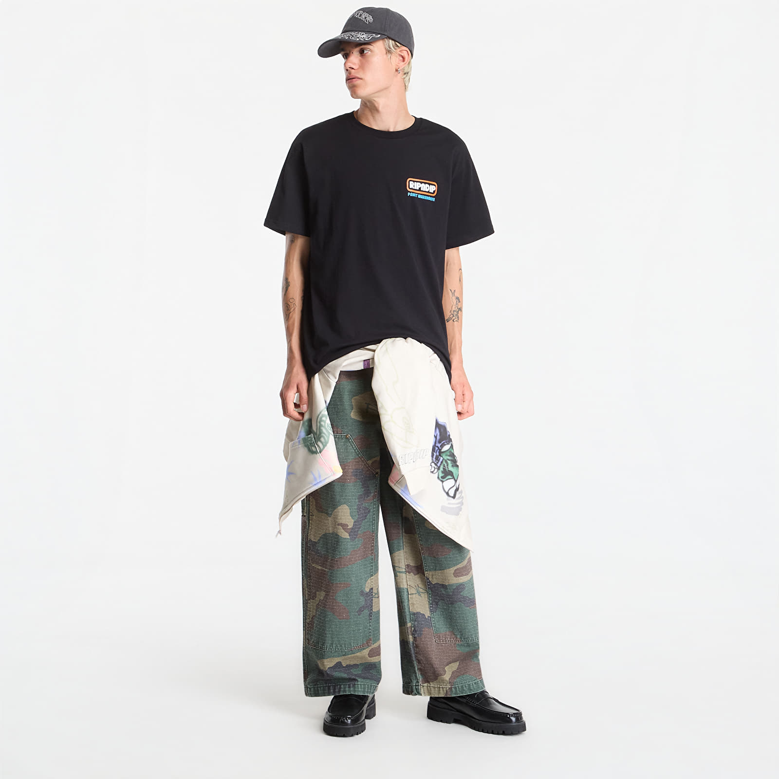 T-shirts RIPNDIP Paint Tee Black