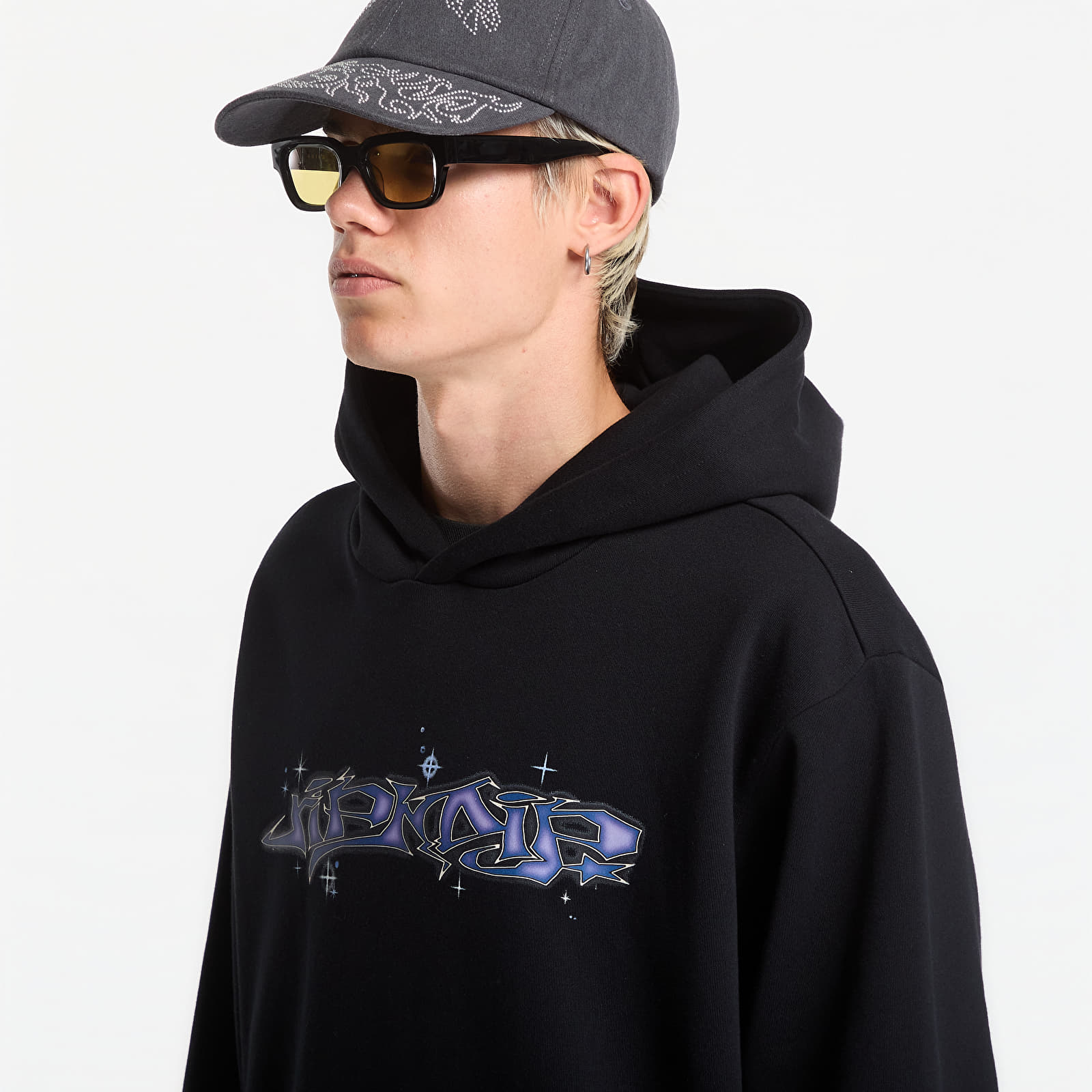 Hoodies and sweatshirts  RIPNDIP Big Poe Hoodie Black