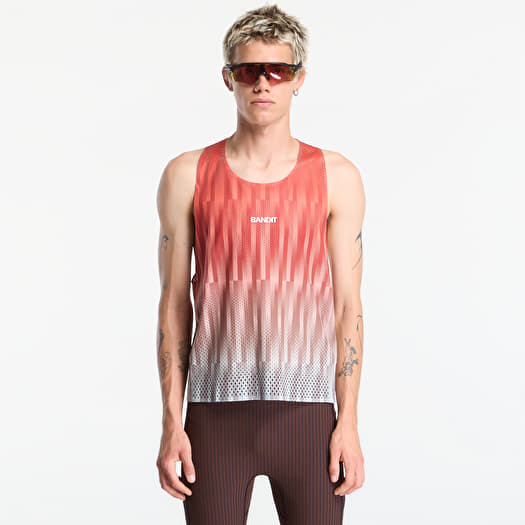 Tank top BANDIT Shredder™ Shorty Race Singlet Uneven Gradient - Poppy