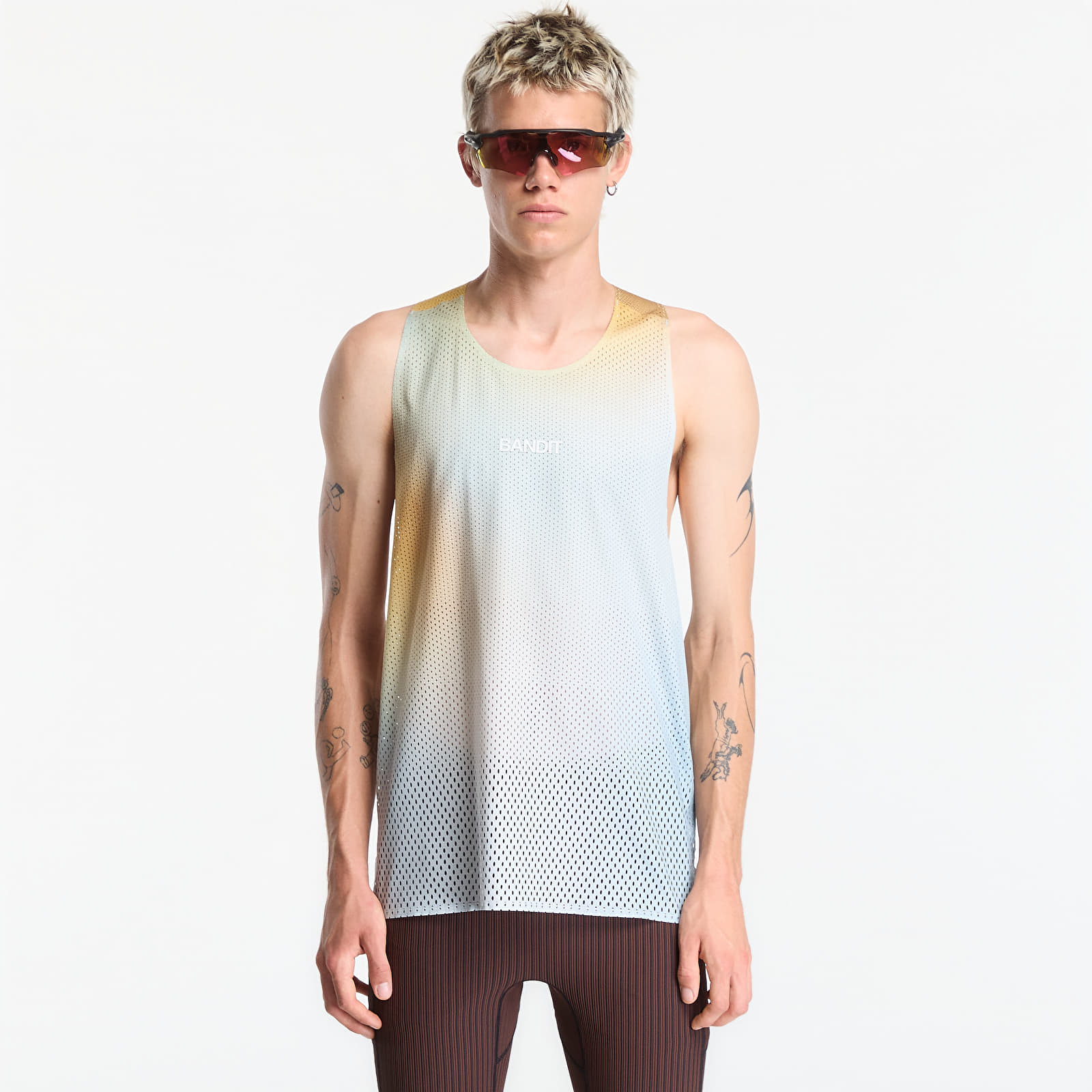 Leibchen BANDIT Shredder™ Race Singlet with Flopack™ Lagoon Multi