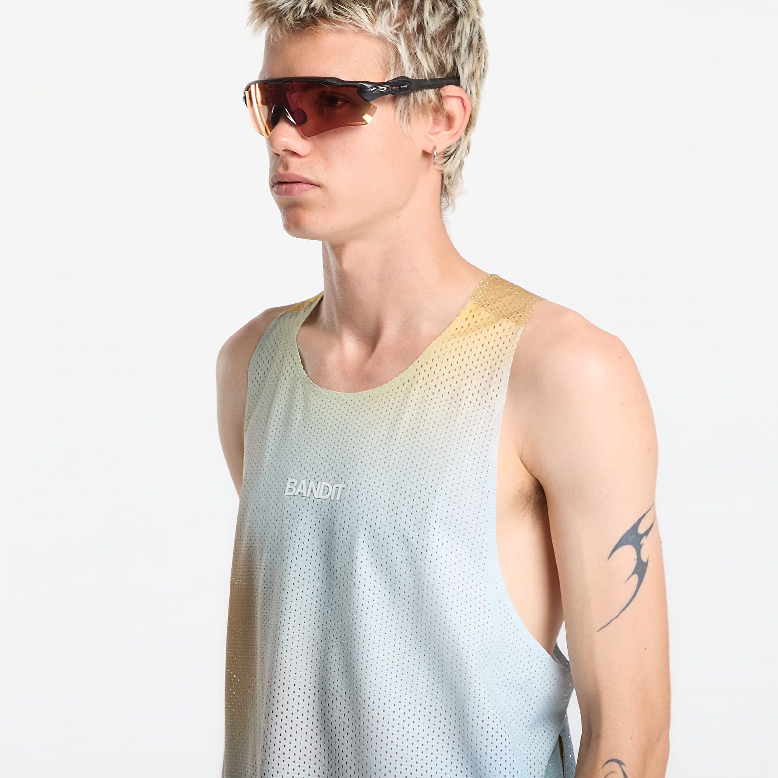 Leibchen BANDIT Shredder™ Race Singlet with Flopack™ Lagoon Multi