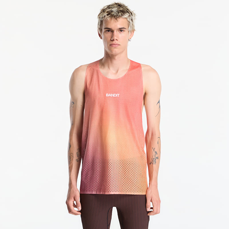 BANDIT Shredder™ Race Singlet with Flopack™ Linear Gradient - Poppy / Copal
