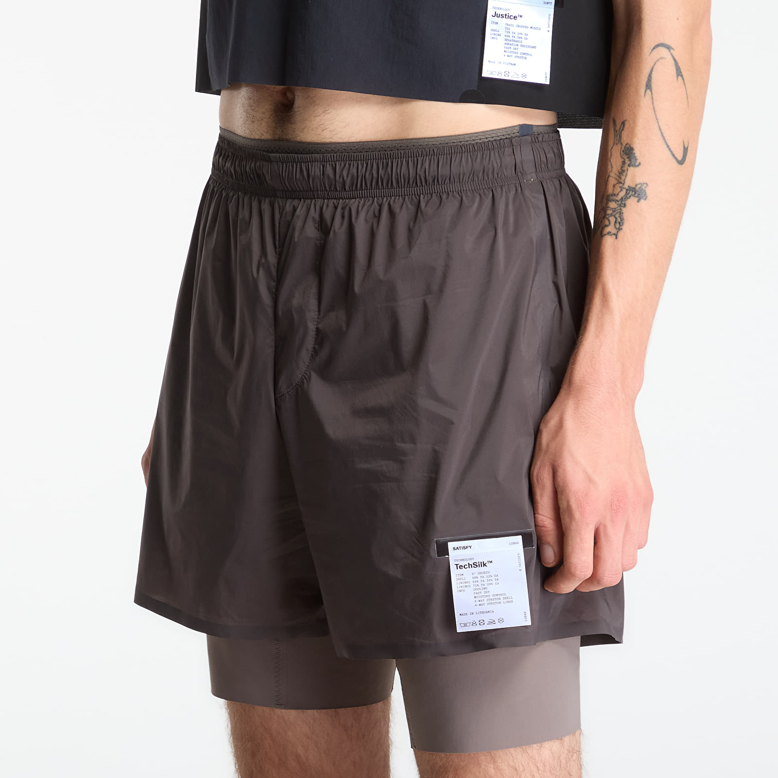 Shorts Satisfy TechSilk 8 Shorts Quicksand