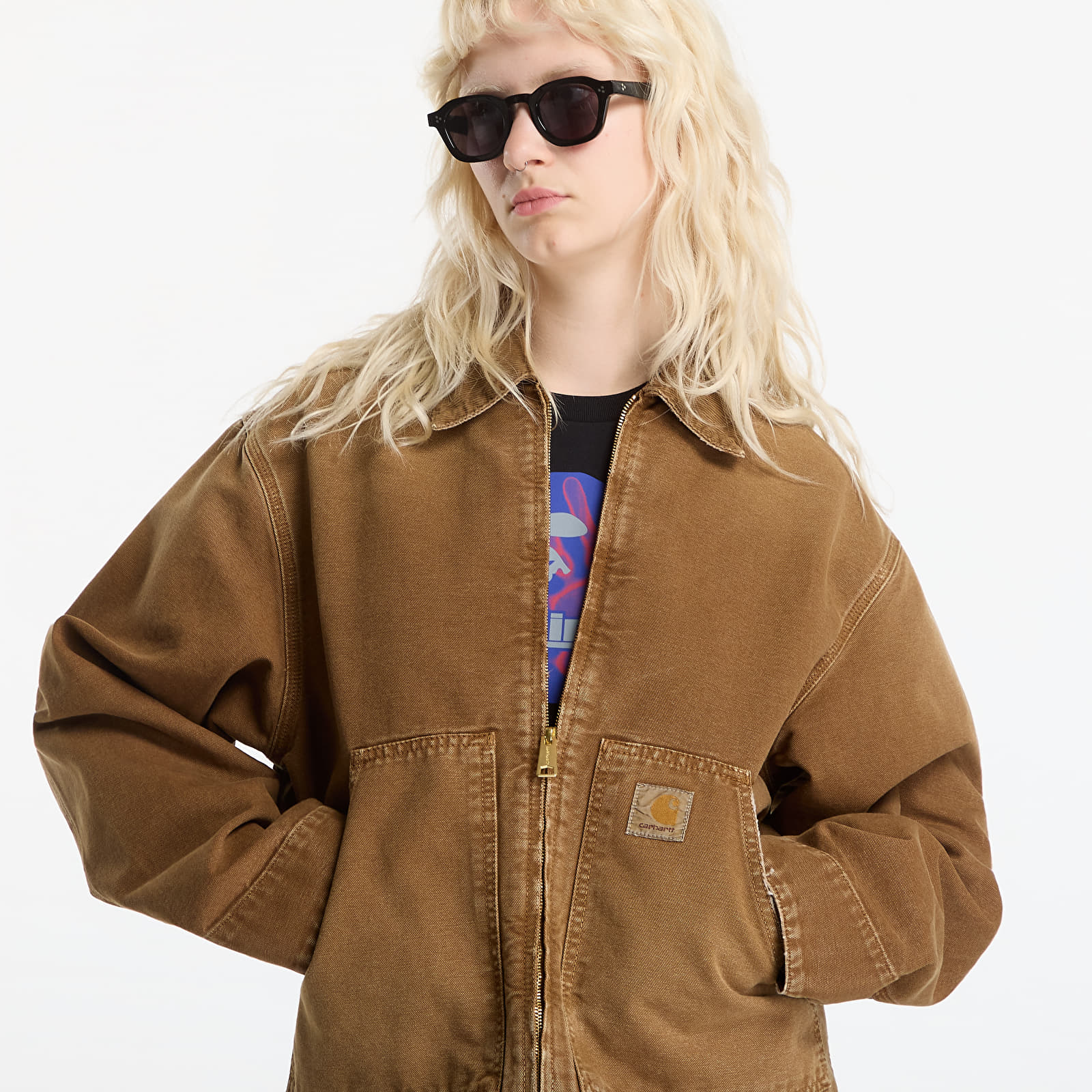 Vestes  Carhartt WIP OG Arcan Jacket UNISEX Hamilton Brown/ Hamilton Brown Destroy Wash