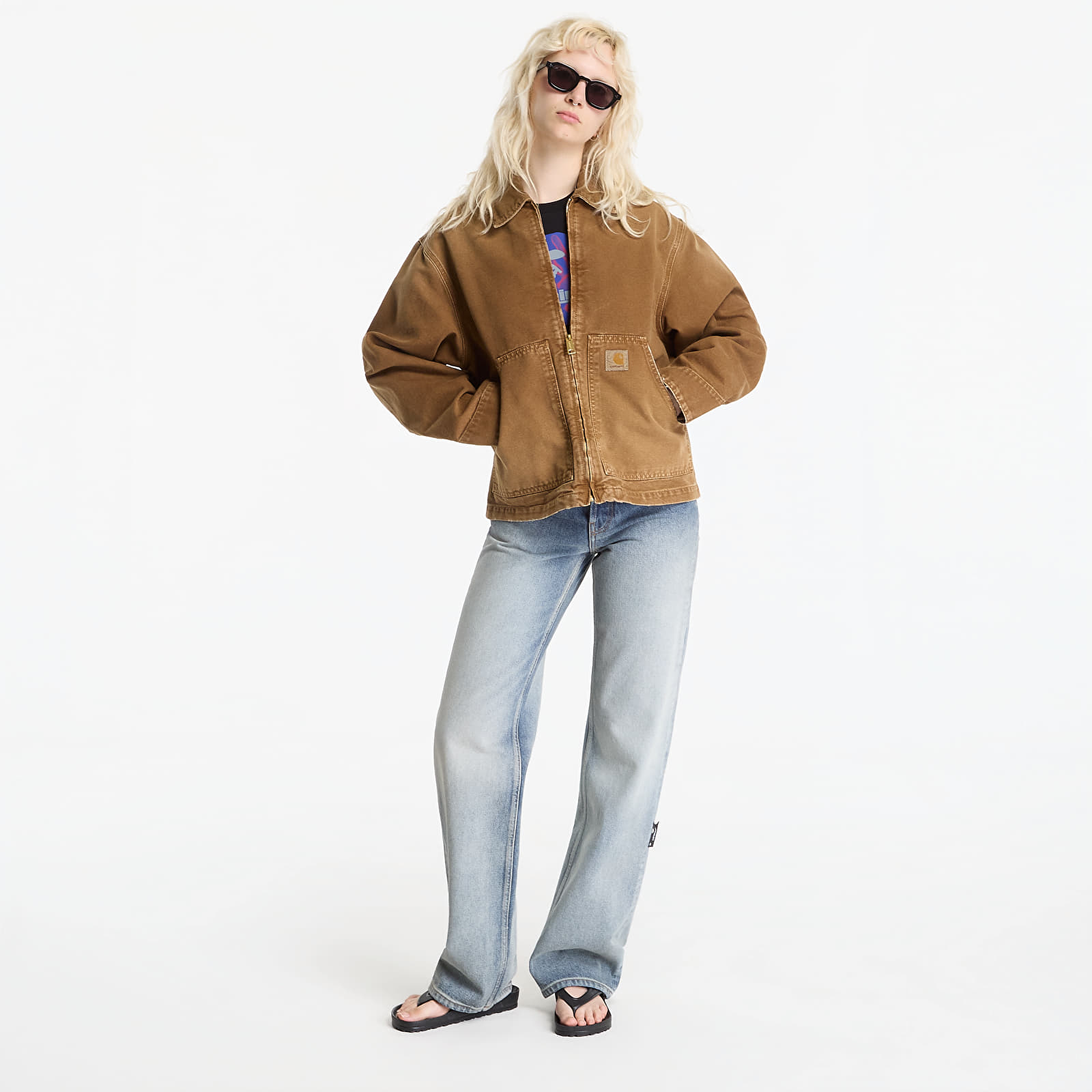 Vestes  Carhartt WIP OG Arcan Jacket UNISEX Hamilton Brown/ Hamilton Brown Destroy Wash