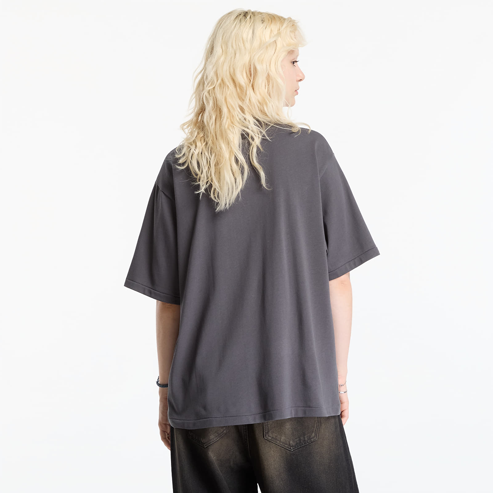 T-shirts A Bathing Ape Bape Logo Relaxed Fit Tee UNISEX Charcoal