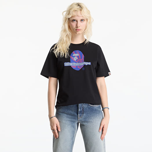 A Bathing Ape Handprint Ape Head Tee UNISEX Black