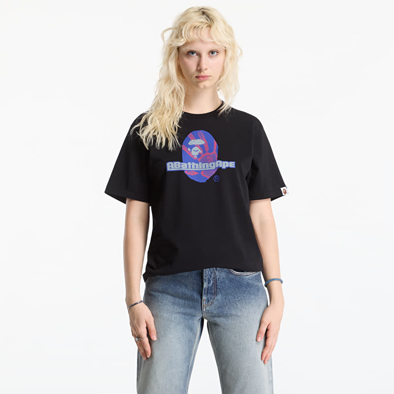 T-shirt A Bathing Ape Handprint Ape Head Tee UNISEX Black