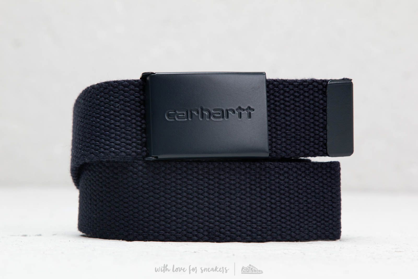 Bælter Carhartt WIP Clip Tonal Belt Dark Navy