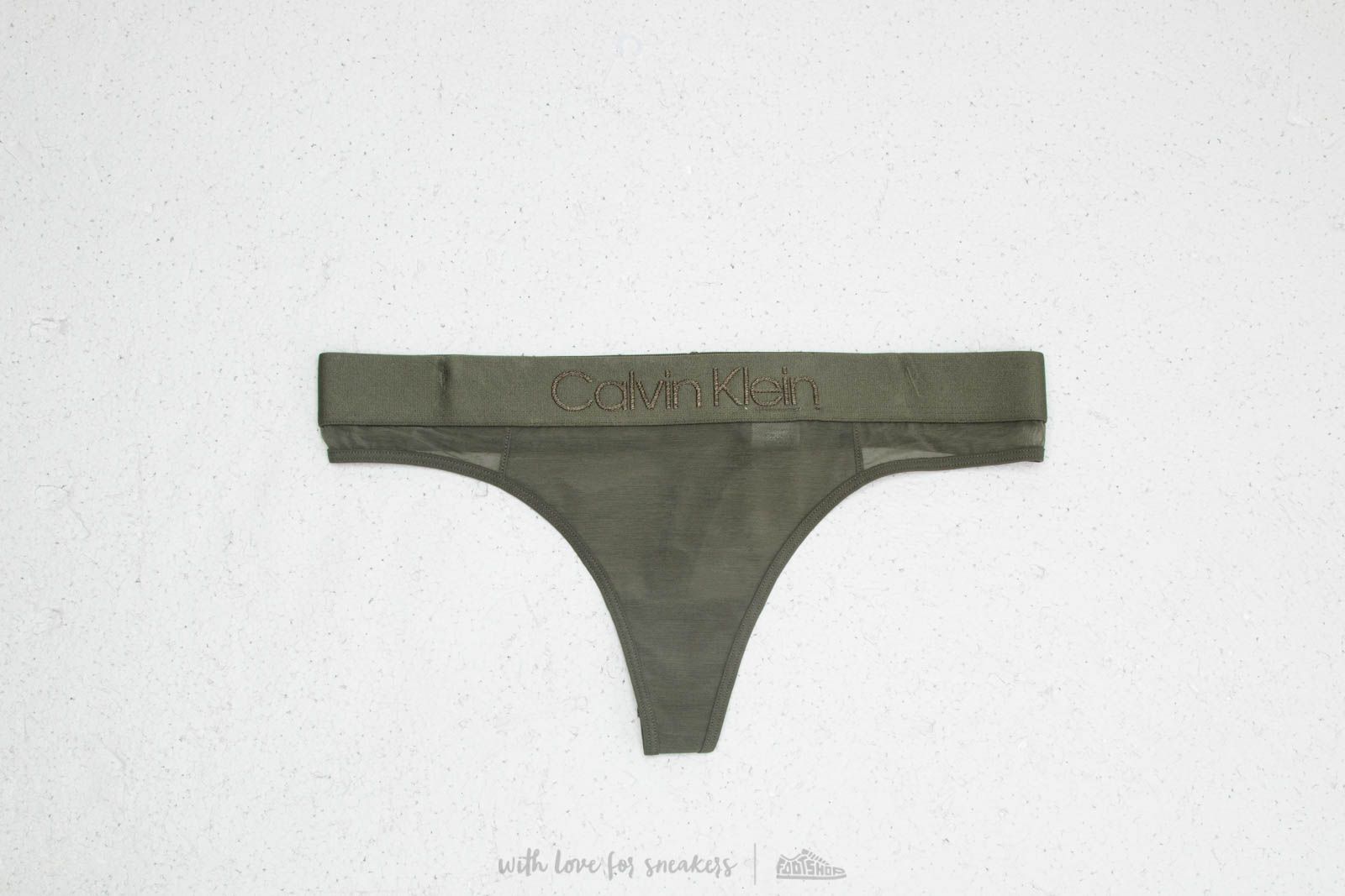 Panties Calvin Klein Thong Green