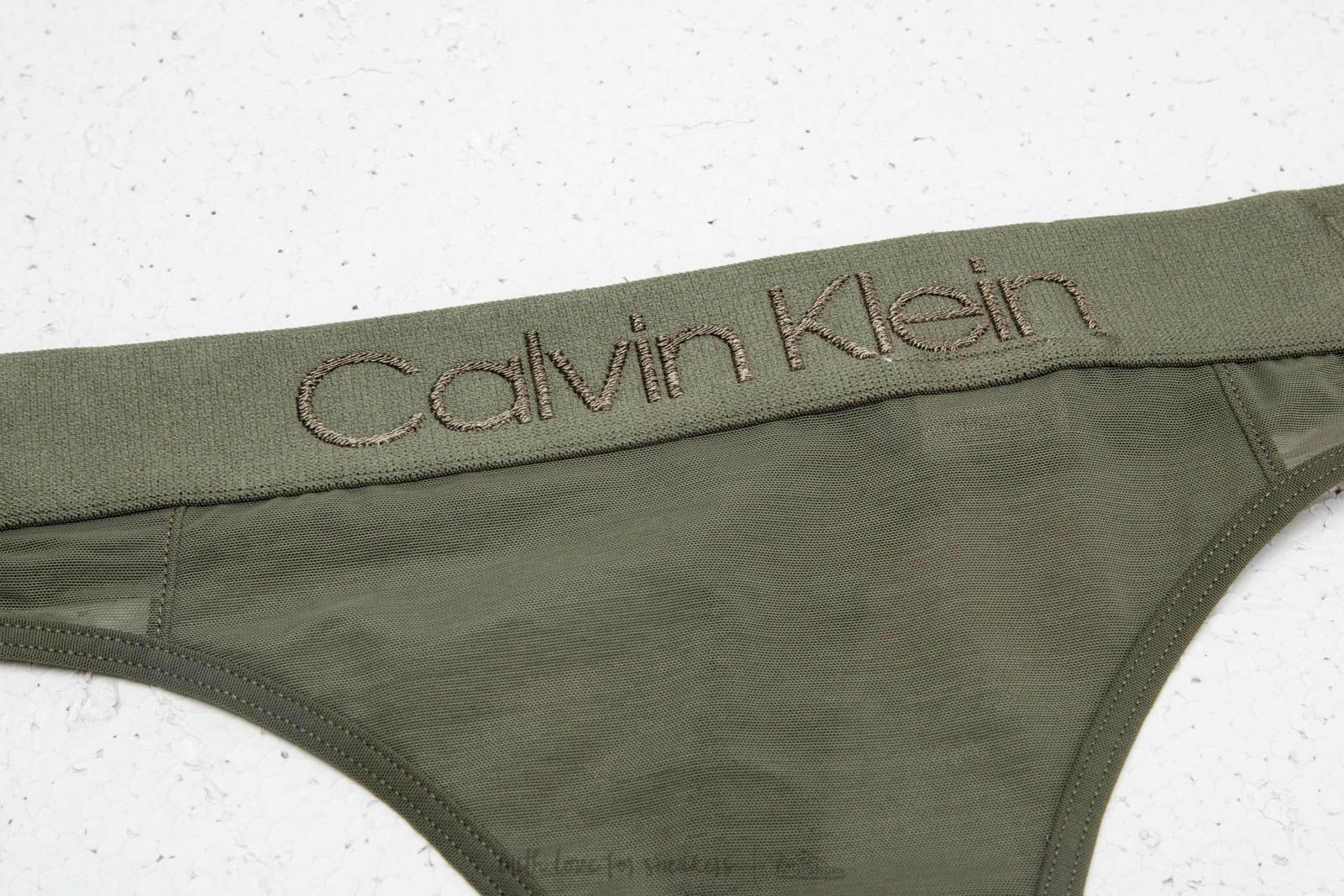 Panties Calvin Klein Thong Green Footshop